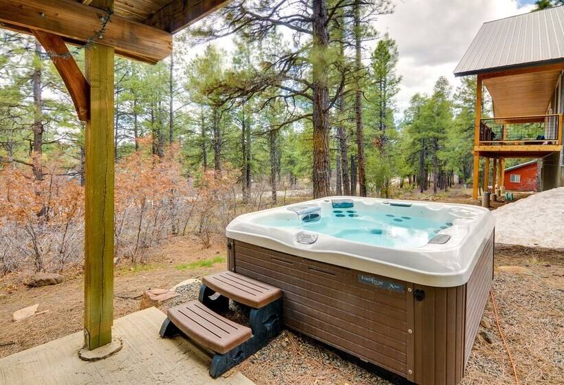 Rustic Pagosa Springs Cabin W/ Hot Tub + Game Room