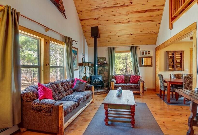 Rustic Pagosa Springs Cabin W/ Hot Tub + Game Room