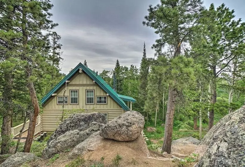 Secluded Log Cabin W/ Game Room & Forest Views