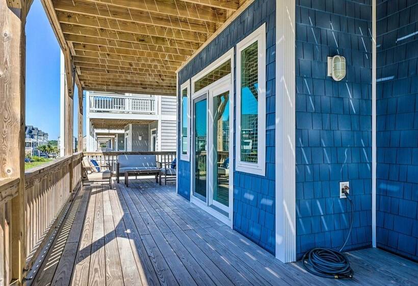 Surf City House ~ 400 Ft Walk To Beach W/ Decks!