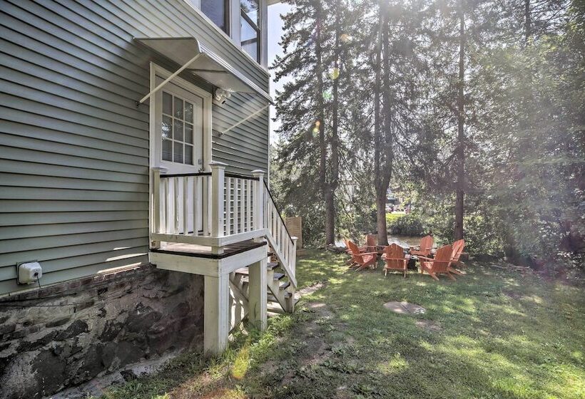 Waterfront Home   Walk To Downtown Saranac Lake!