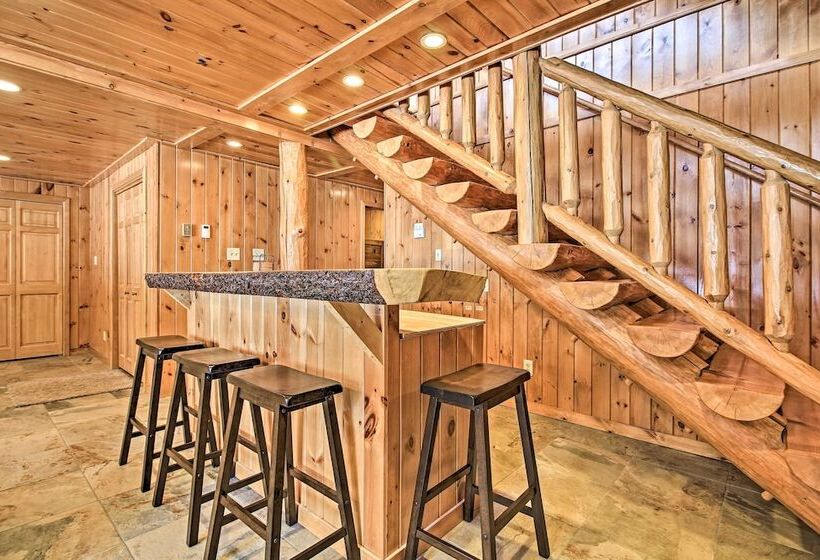 Lakefront Log Cabin W/dock ~9 Mi To Lutsen Mtn