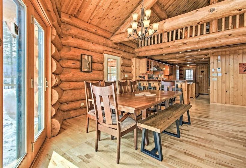 Lakefront Log Cabin W/dock ~9 Mi To Lutsen Mtn