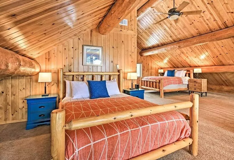 Lakefront Log Cabin W/dock ~9 Mi To Lutsen Mtn