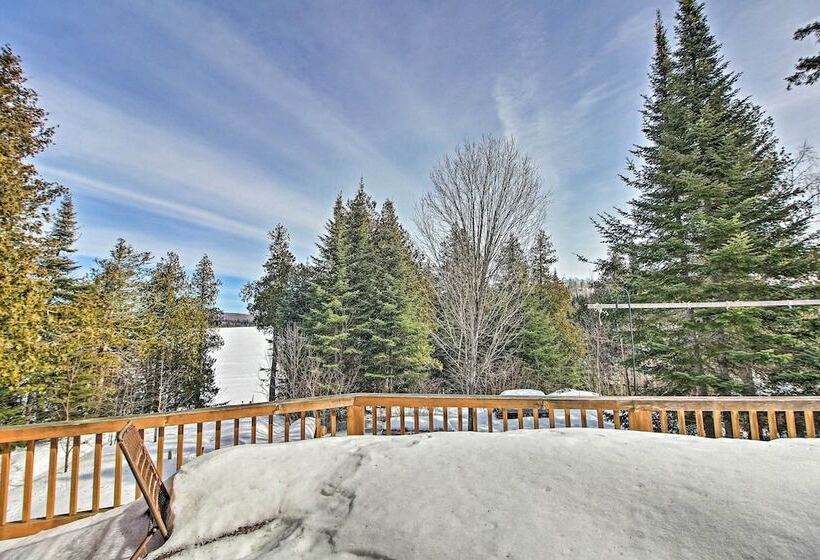 Lakefront Log Cabin W/dock ~9 Mi To Lutsen Mtn