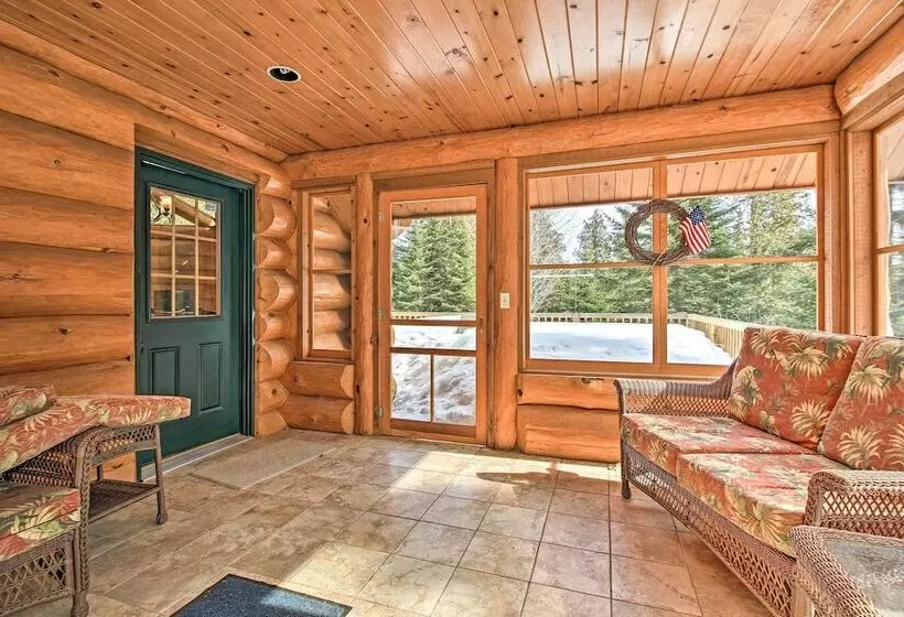 Lakefront Log Cabin W/dock ~9 Mi To Lutsen Mtn