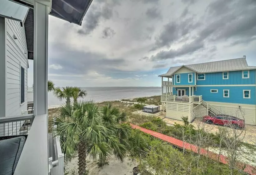 Luxe Beachfront Windmark Cottage W/ Deck!