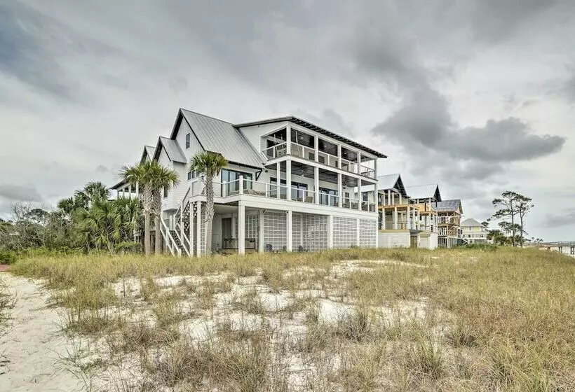 Luxe Beachfront Windmark Cottage W/ Deck!