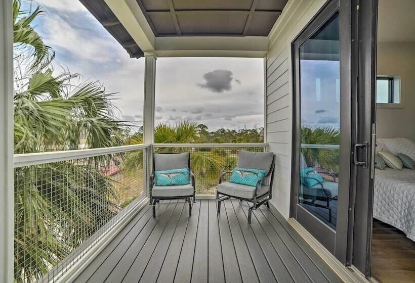 Luxe Beachfront Windmark Cottage W/ Deck!