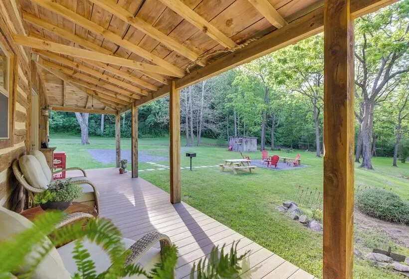 Restored Buchanan Log Cabin On 9 Mile Creek!