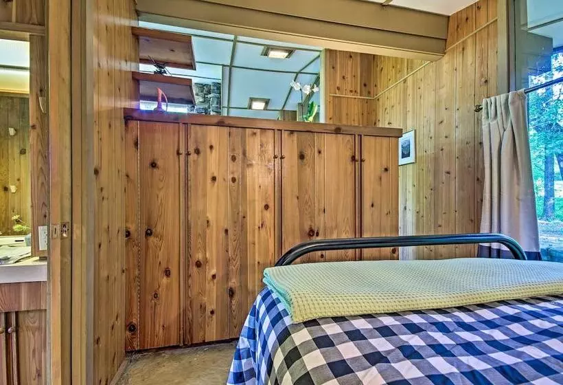 Tranquil Mid Century Modern Cottage W/ Forest View