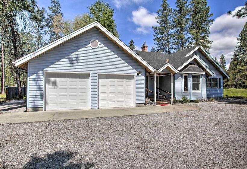 All Seasons Chewelah Home: Fish, Golf & Ski!