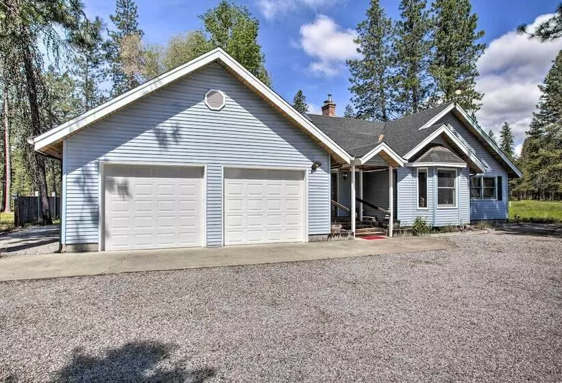 All Seasons Chewelah Home: Fish, Golf & Ski!