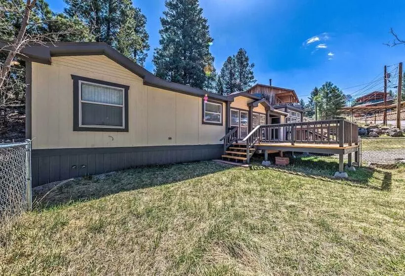 Cozy Cloudcroft Cabin W/ Deck & Gas Grill!
