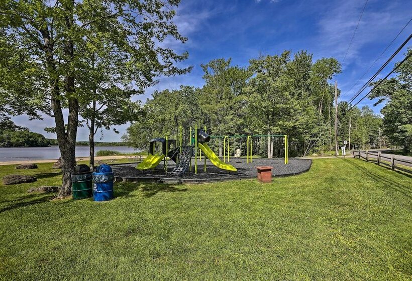 Creekside Arrowhead Lake House W/ Dock & Canoe!