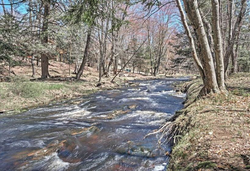 Creekside Arrowhead Lake House W/ Dock & Canoe!