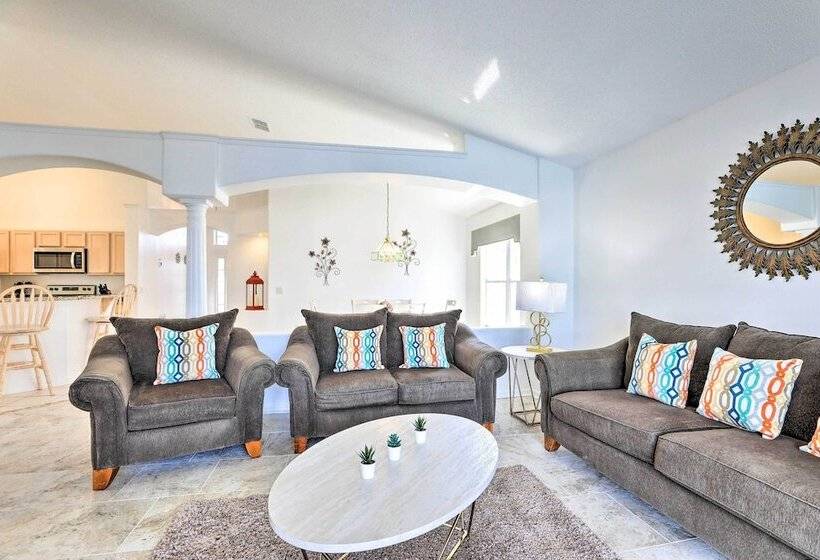 8 Mi To Disney World: Home W/ Lanai + Game Room!