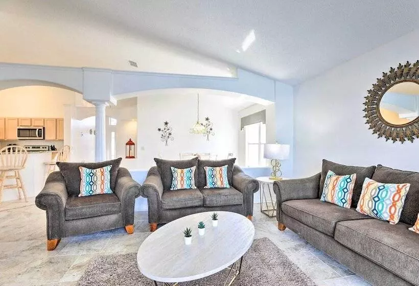 8 Mi To Disney World: Home W/ Lanai + Game Room!