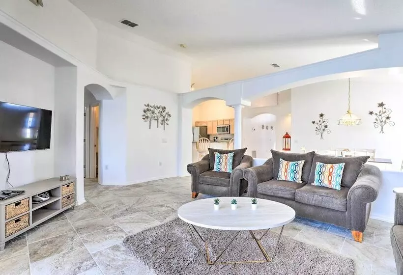 8 Mi To Disney World: Home W/ Lanai + Game Room!