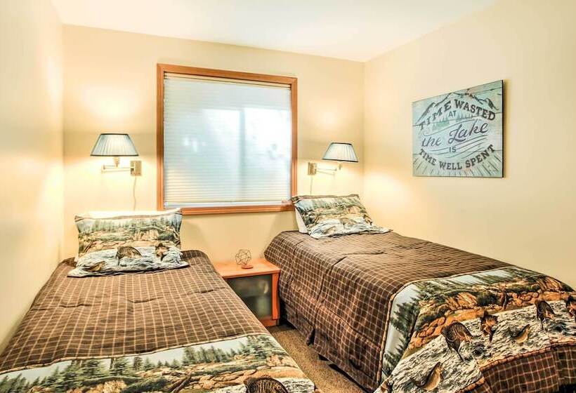 Lakefront Olympia Home W/ Private Dock + Views!