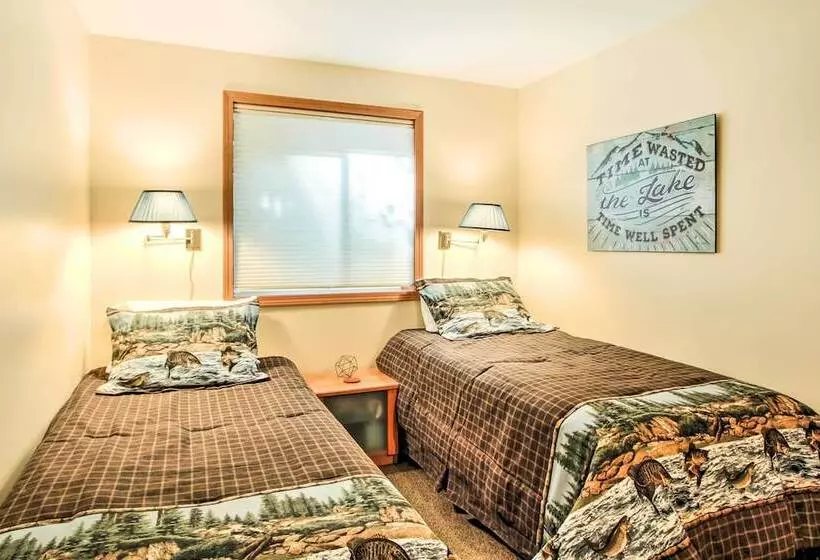 Lakefront Olympia Home W/ Private Dock + Views!