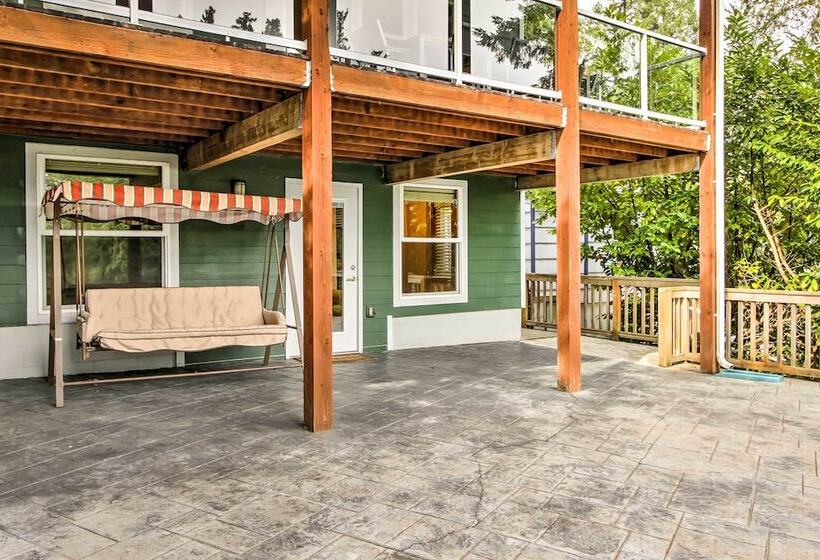 Lakefront Olympia Home W/ Private Dock + Views!