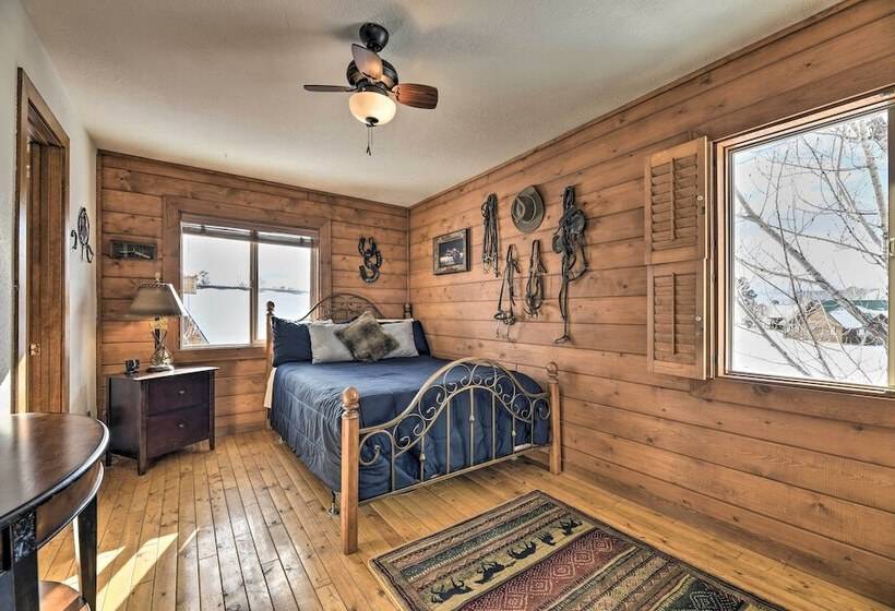 Rustic Village Lake Cabin Escape W/ Deck & Grill!