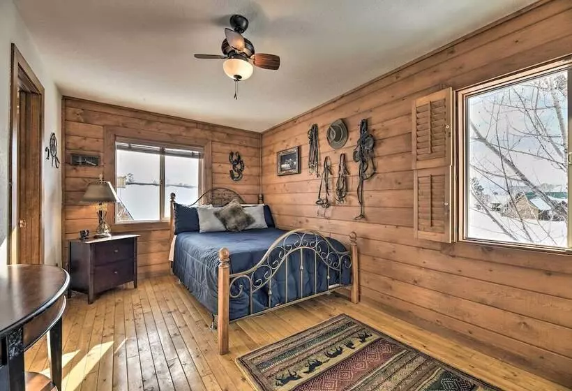 Rustic Village Lake Cabin Escape W/ Deck & Grill!