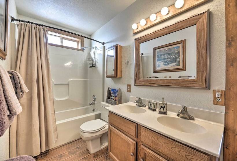 Rustic Village Lake Cabin Escape W/ Deck & Grill!