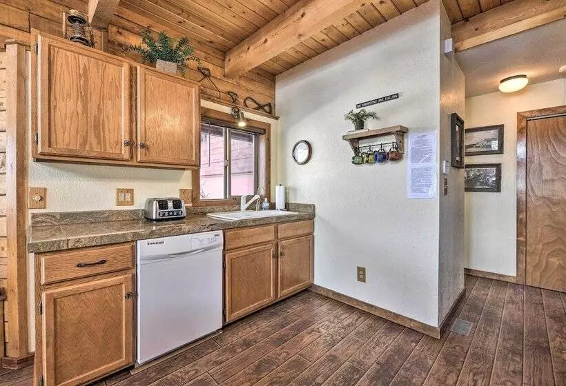 Rustic Village Lake Cabin Escape W/ Deck & Grill!