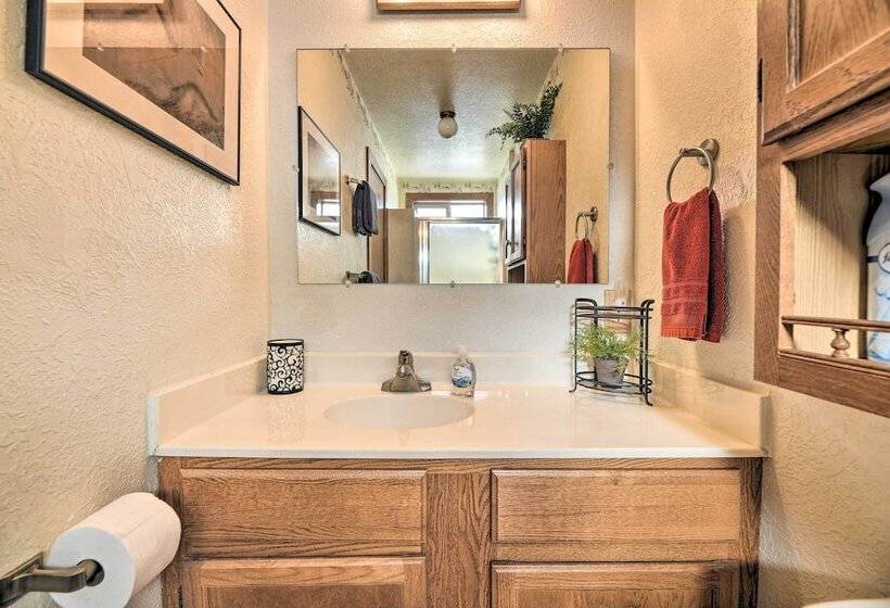 Rustic Village Lake Cabin Escape W/ Deck & Grill!