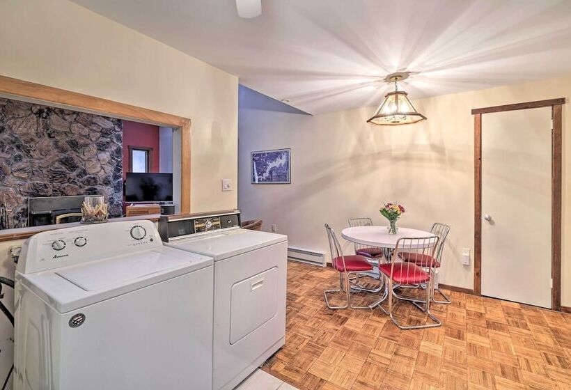 Furnished Deck + Fire Pit: Lake Wallenpaupack Home