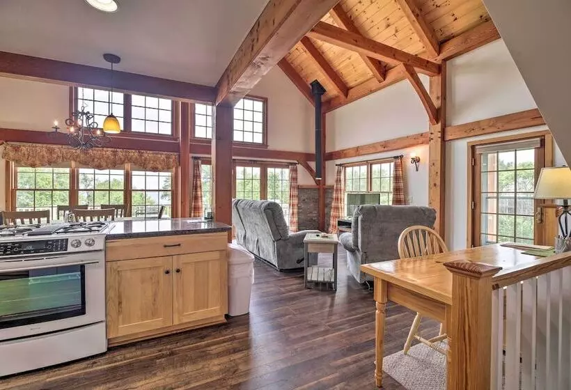 Waterfront Home W/ Dock & Beach On Lake Champlain!