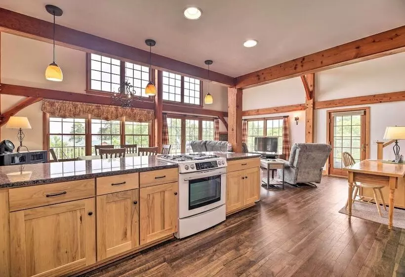 Waterfront Home W/ Dock & Beach On Lake Champlain!