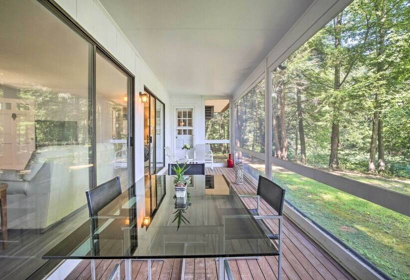 Skiing & Hiking: Water View Home In The Berkshires