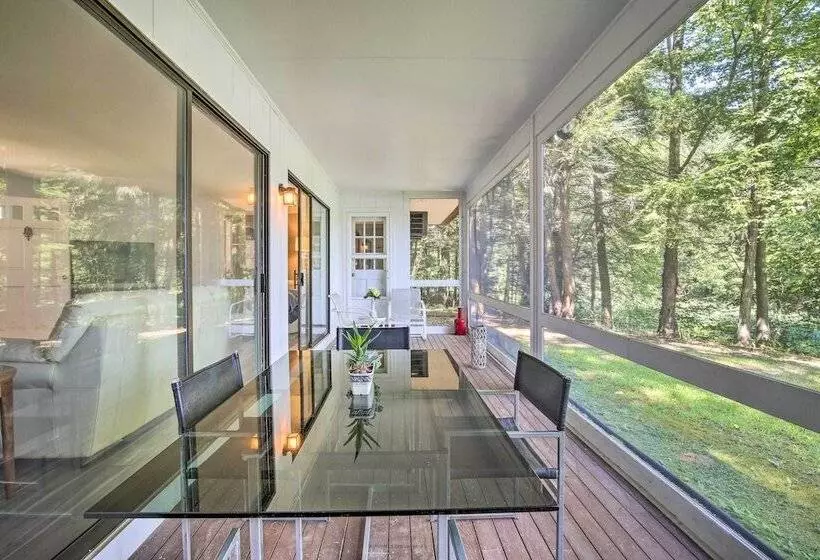 Skiing & Hiking: Water View Home In The Berkshires