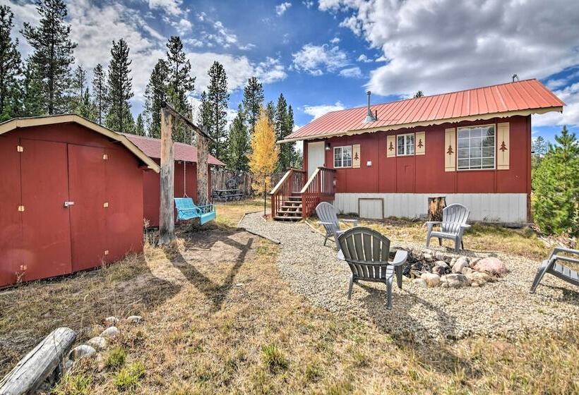 4 Mi To Grand Lake: Mtn View Cabin W/ Fire Pit!