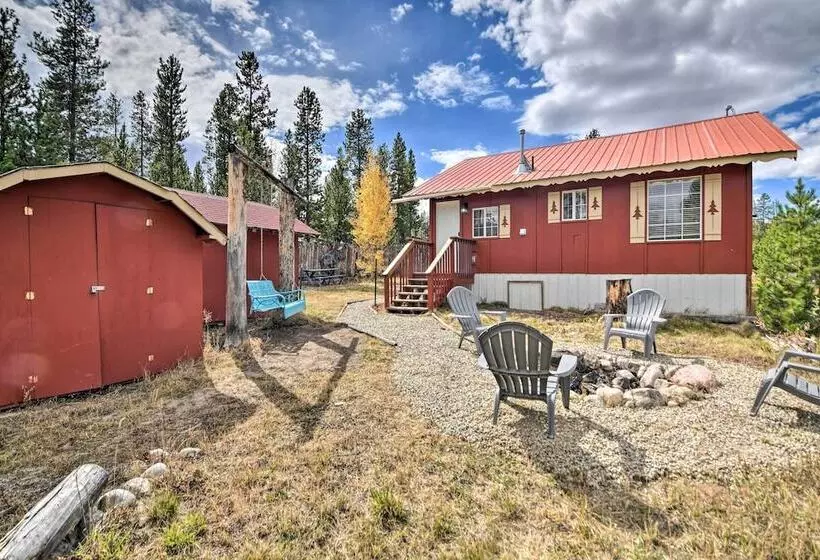 4 Mi To Grand Lake: Mtn View Cabin W/ Fire Pit!