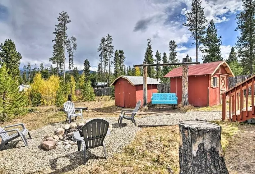 4 Mi To Grand Lake: Mtn View Cabin W/ Fire Pit!