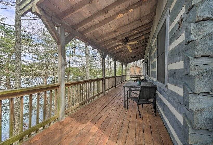 Lakefront Cabin W/ Boat Dock & Sunset Views!