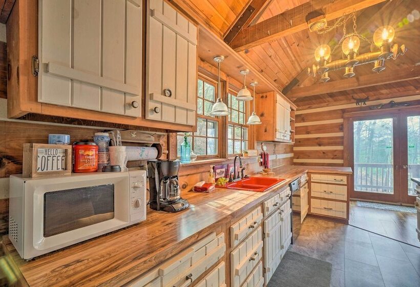 Lakefront Cabin W/ Boat Dock & Sunset Views!