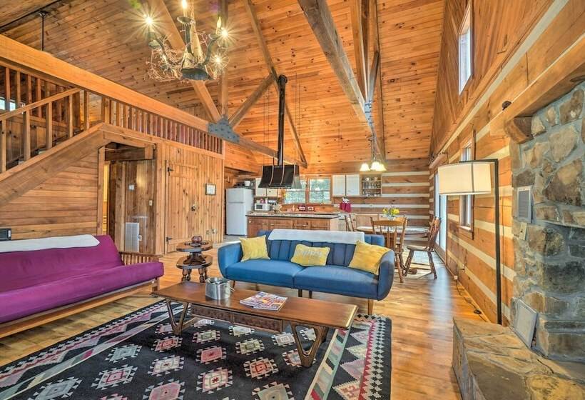 Lakefront Cabin W/ Boat Dock & Sunset Views!