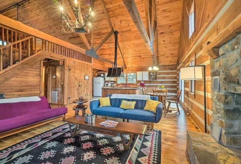 Lakefront Cabin W/ Boat Dock & Sunset Views!