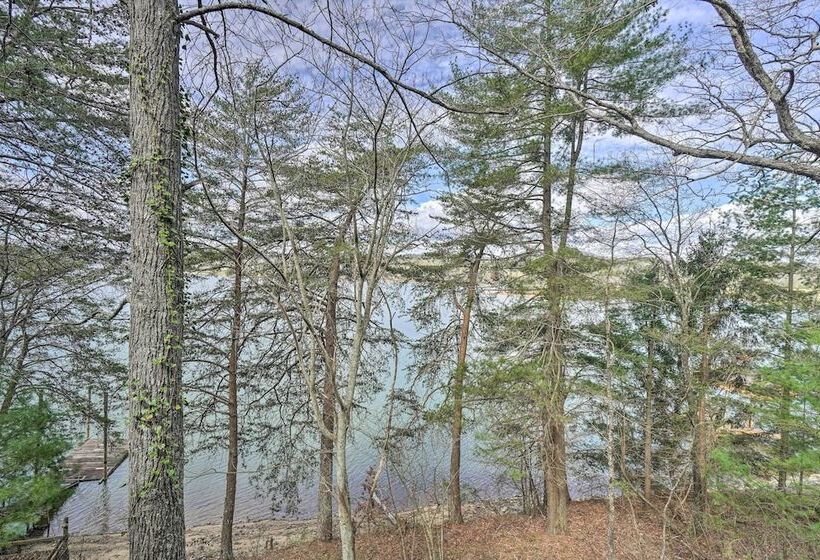 Lakefront Cabin W/ Boat Dock & Sunset Views!