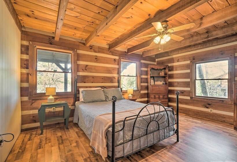 Lakefront Cabin W/ Boat Dock & Sunset Views!