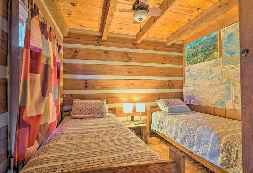 Lakefront Cabin W/ Boat Dock & Sunset Views!