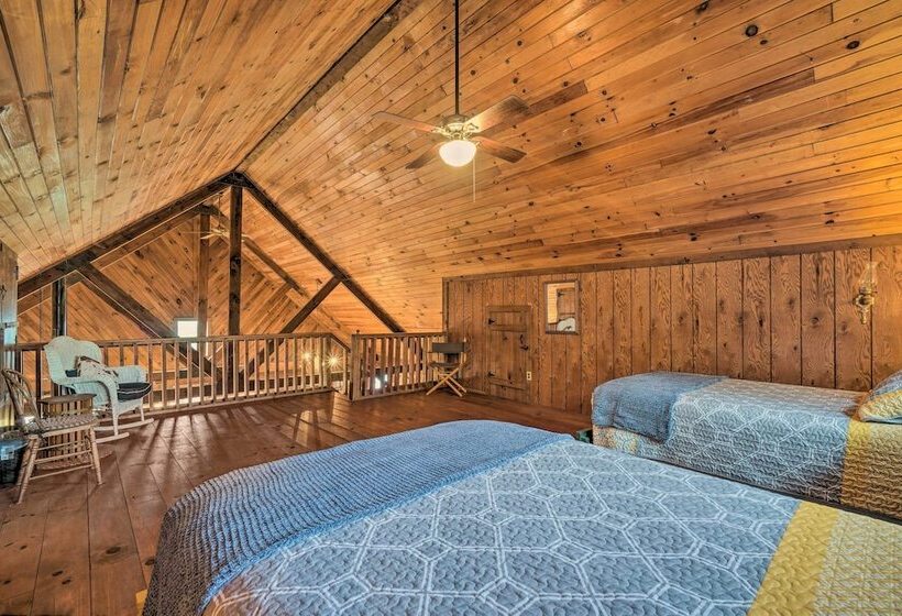 Lakefront Cabin W/ Boat Dock & Sunset Views!