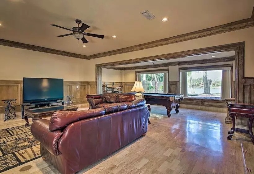 Lakefront Harlingen Home W/ Private Pool & Hot Tub