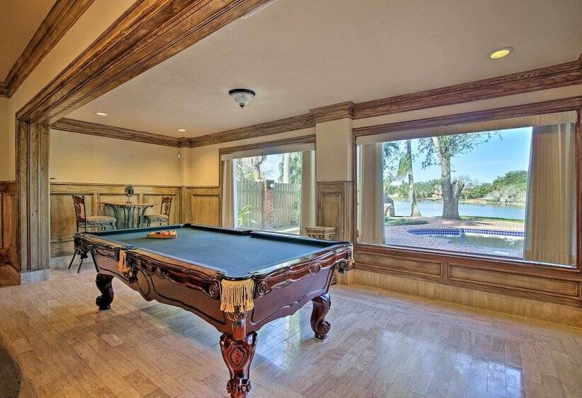 Lakefront Harlingen Home W/ Private Pool & Hot Tub