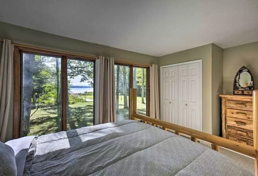 Interlochen Home On Green Lake W/ Dock & Beach!